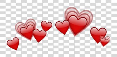 Download corazón corazones corona emoji emojis rojo Rh Picsart Com corazón corona emoji PNG file