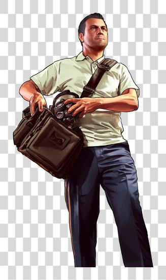 下载 Gta V Personagens Trevor Michael Franklin PNG file