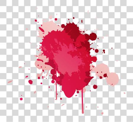 تحميل Watercolor أحمر طلاء Splatter بي ان جي ملف