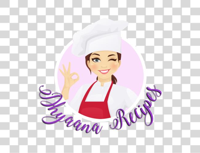 Download Dhyaana Recipes Woman Chef Clip Art