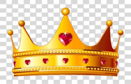 Download crow coroa king queen rei rainha ouro gold Crown PNG file