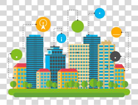 Download Smart City Icon PNG file