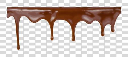 Download Dripping Chocolate Melting Ice Cream PNG file