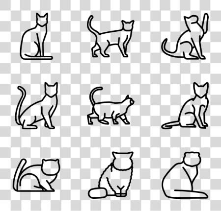 Download gato Breed Bodies gato línea PNG file