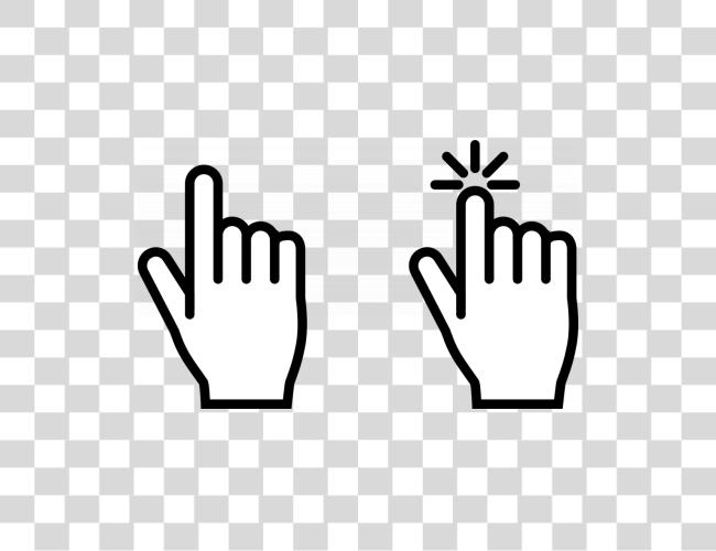 Download Los Enlaces Son Un Recurso Bsico Dentro Del Diseo Icon Hand Click Clip Art