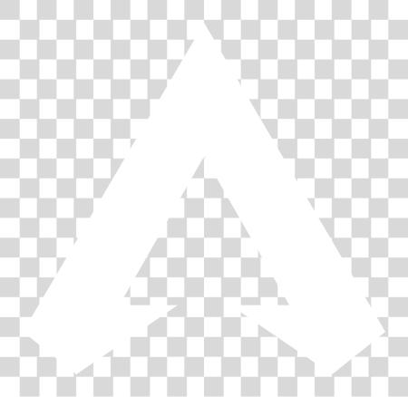 Download Apex Legends símbolo blanco Apex Legends negro logotipo PNG file