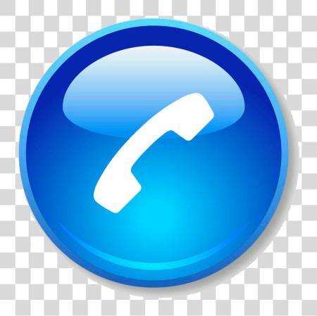 Download Blue Mobile Phone High Resolution Icon Blue Phone Icon PNG file