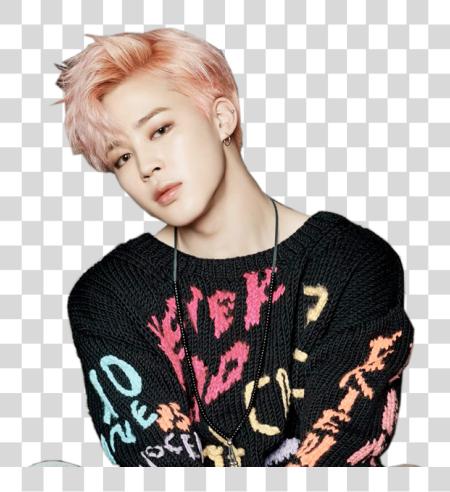 Download Park Jimin Jimin Bts Bts Member con Pink cabello PNG file