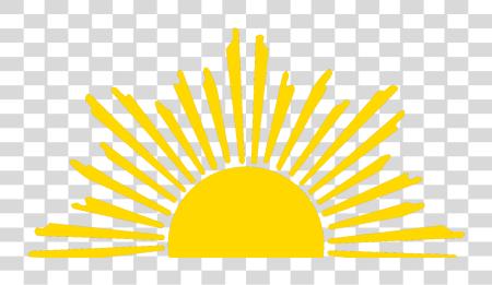 Download Sunlight Quarter Half Sun negro y blanco PNG file