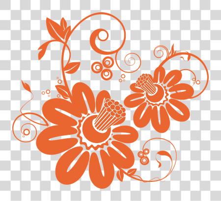 Download Motif Bunga Vektor floral patrón PNG file