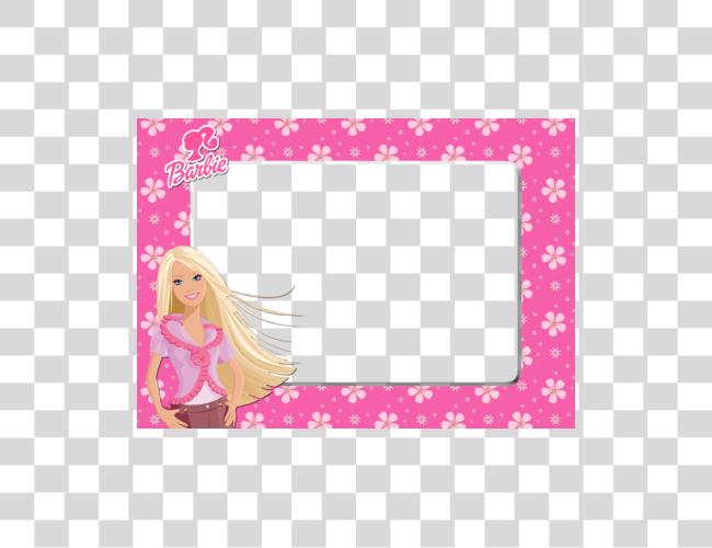 Download barbie marco hola gatito Page Border Clip arte