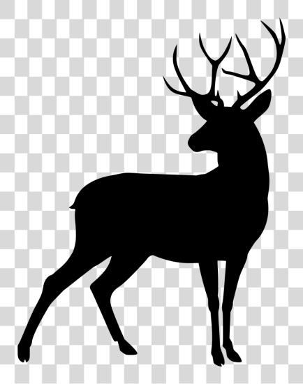 Download Deer silueta PNG file