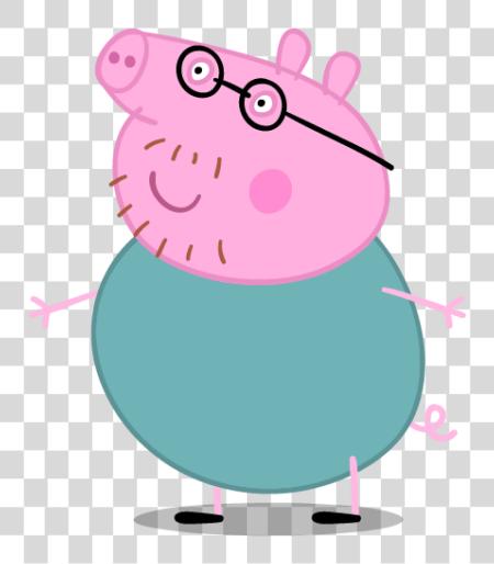 Download Daddy Pig Peppa Pig Personajes PNG file