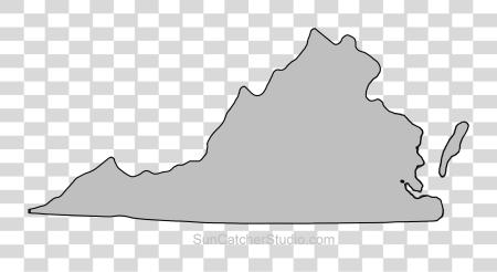 下载 Virginia Outline Virginia State Outline PNG file