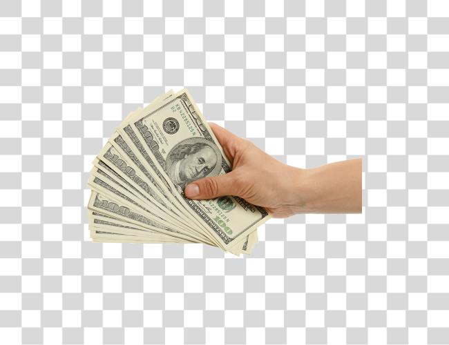 Download Money In Hand 100 Dollar Bill Clip Art