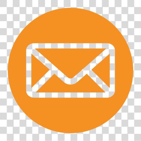 Download Orange Email Icon Light Blue Mail Icon PNG file