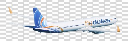 下载 波音 747 8 Fly Dubai PNG file