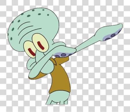 下载 Squiddab Squidward Dab PNG file