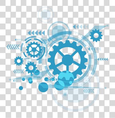 Download Blue Technology Graphic Design Decorative Tech Technology PNG file