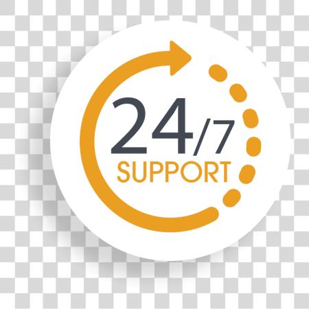 Download Support Available 24 Hours A Day PNG file