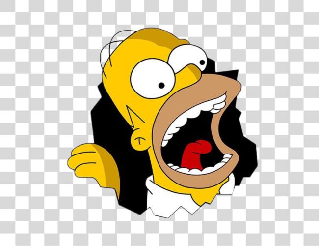 تحميل homero comelon muro grieta roto Homer Simpson شعار مقطوعة فن