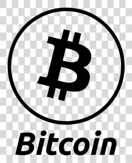 Download Bitcoin Logo Bitcoin Logo Black And White PNG file