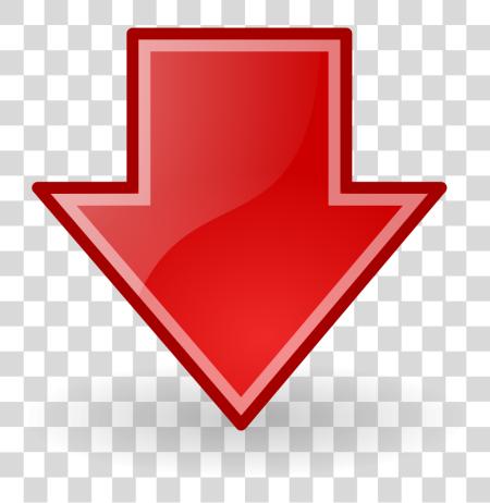 Download Down Arrow Red Blue Down Arrow PNG file