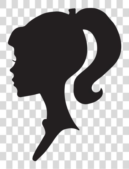 Download Female Silhouette Head Girl Icon PNG file