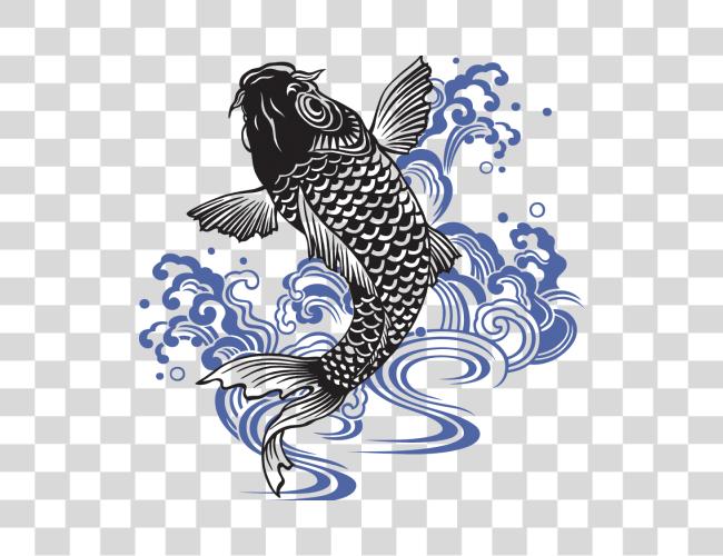 Download Koi Carp Japan Japanese Tattoo Clip Art