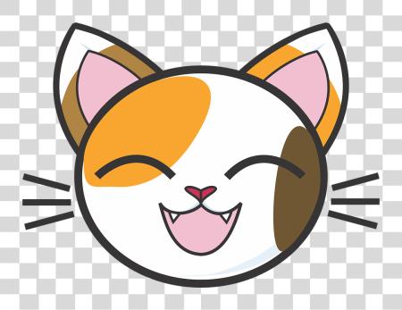 تحميل Calico قطة مقدمة Library كارتون قطة رأس Cute بي ان جي ملف