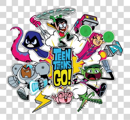 Download All nuevo Teen Titans Go comida Fight Teen Titans PNG file