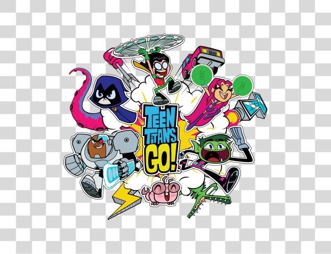 Download All New Teen Titans Go Food Fight Teen Titans Clip Art