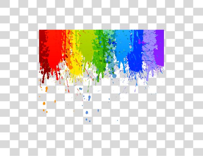 Download paint interesting arte color colour arco iris splash arco iris Paint Splatter Clip arte