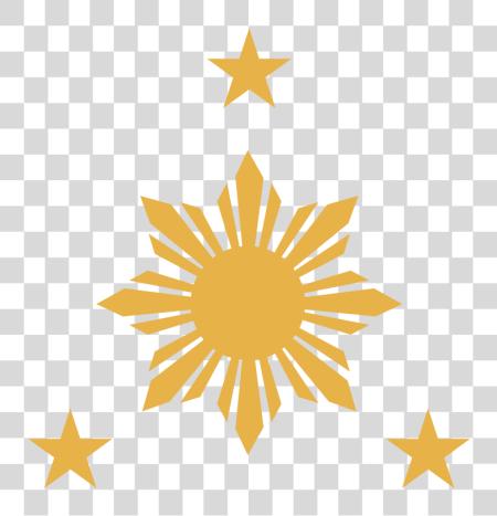 Download negro y blanco Library 3 Stars Sun Rays Philippine bandera PNG file