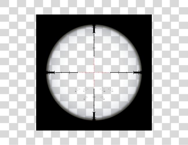 Download Sniper Scope Crosshairs Circle Clip Art