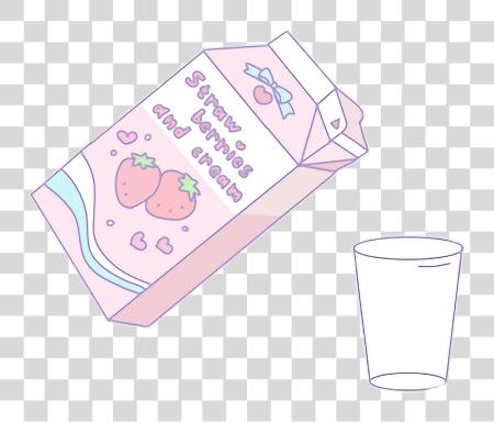 Download Strawberry Strawberrymilk Aesthetic Pastel Freetoedit Anime Strawberry Milk Aesthetic PNG file