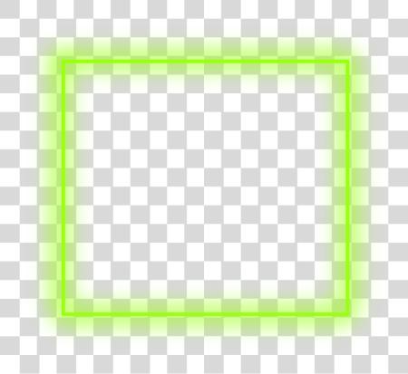 下载 sticker neon square 绿色 freetoedit 框架 border Parallel PNG file