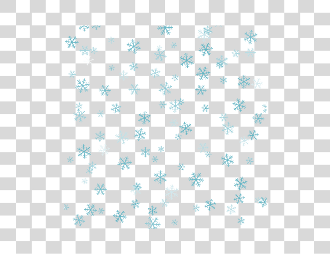 Download Pattern Transprent Blue Snowflake Clip Art