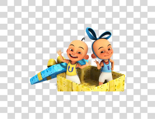 下载 Left Upin Ipin Clip 艺术