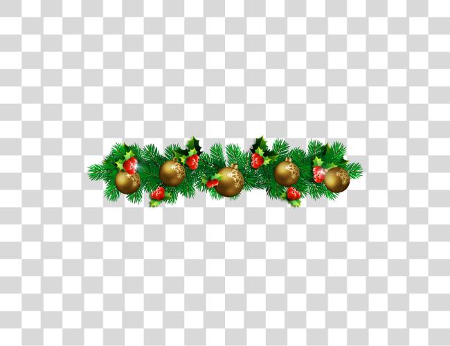 Download Realistic Christmas Decorations Clip Art