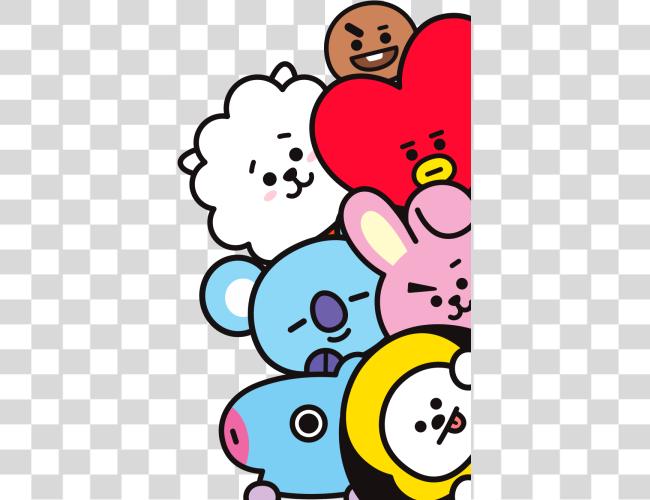 下载 Imagenes De Rj Bt21 Clip 艺术