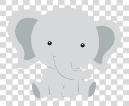 Download Safari Baby Elephant Elefante Safari Baby Shower PNG file