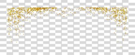 Download Ftestickers brillo oro Border Sparkles oro PNG file