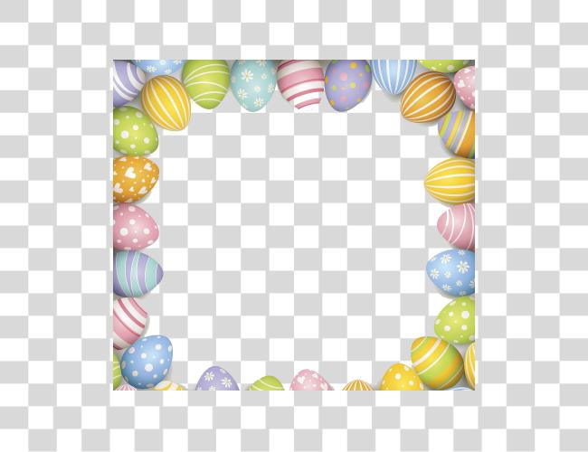 Download Easter Border Easter Egg Border Clip Art