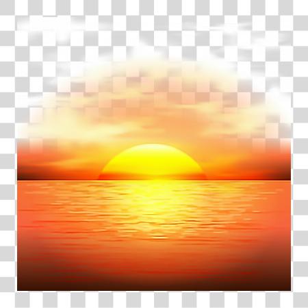 تحميل ftestickers sunset clouds sun بحر clouds Sunset بي ان جي ملف