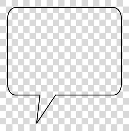 Download Printable Speech Bubbles Square Speech Bubble PNG file