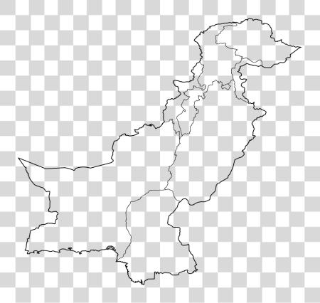 Download File Blank Pakistan Map PNG file