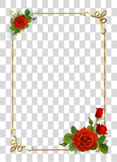 Download Rose Border Design Flower Rose Border Design PNG file