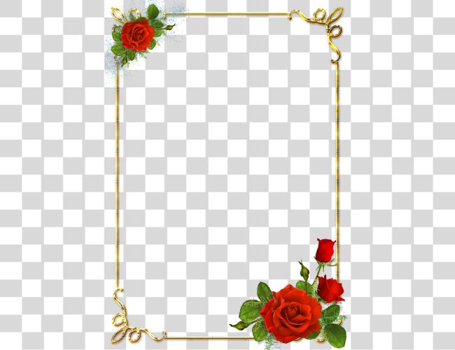 Download Rose Border Design Flower Rose Border Design Clip Art