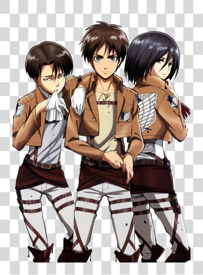 Download Attack On Titan Snk Erwin X Levi PNG file